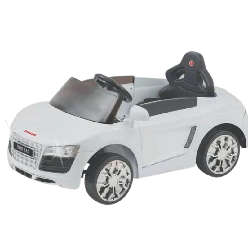 carro-eletrico c controle - branco
